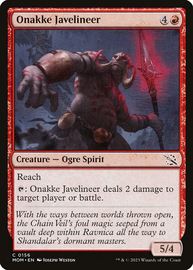 Onakke Javelineer - carta Magic The Gathering