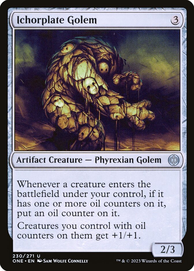 Ichorplate Golem - carta Magic The Gathering