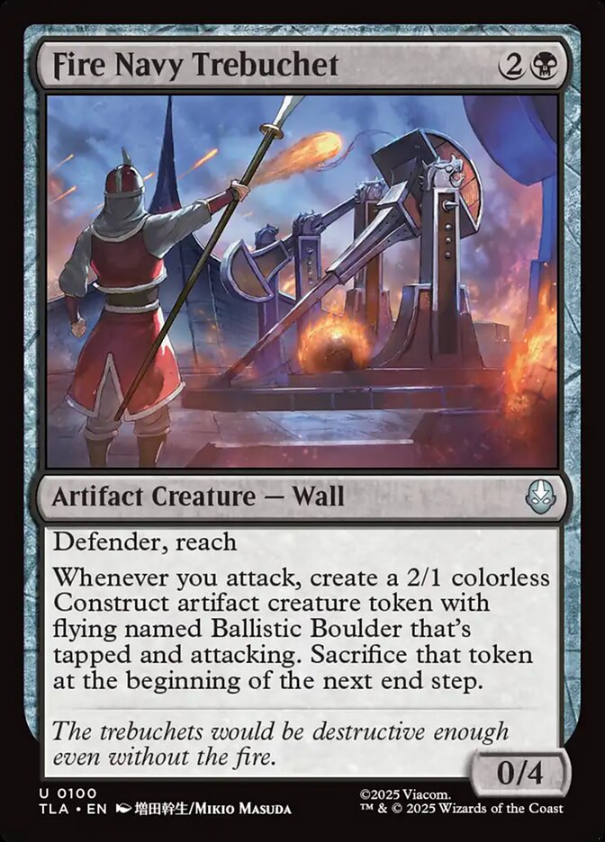 Fire Navy Trebuchet - carta Magic The Gathering