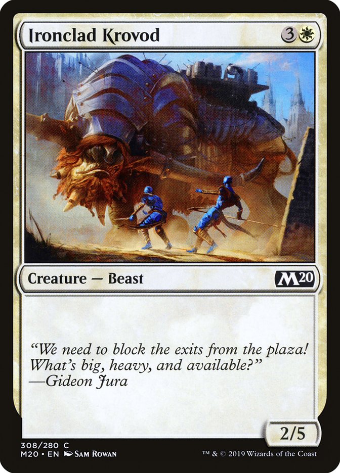 Ironclad Krovod - carta Magic The Gathering