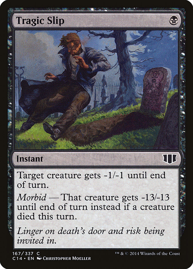 Tragic Slip - carta Magic The Gathering