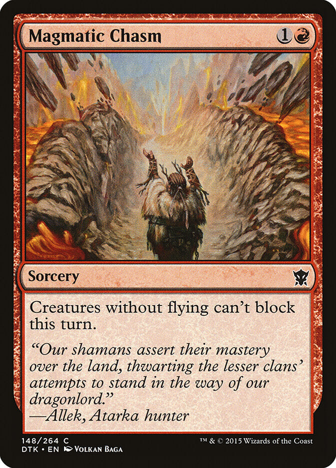 Magmatic Chasm - carta Magic The Gathering