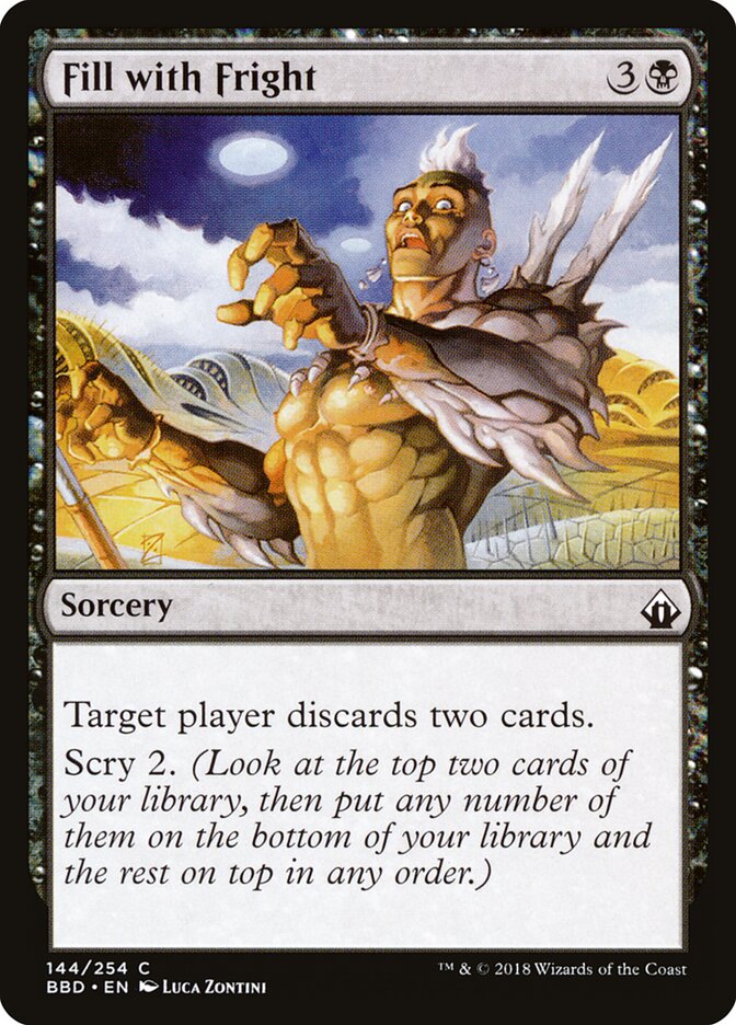 Fill with Fright - carta Magic The Gathering