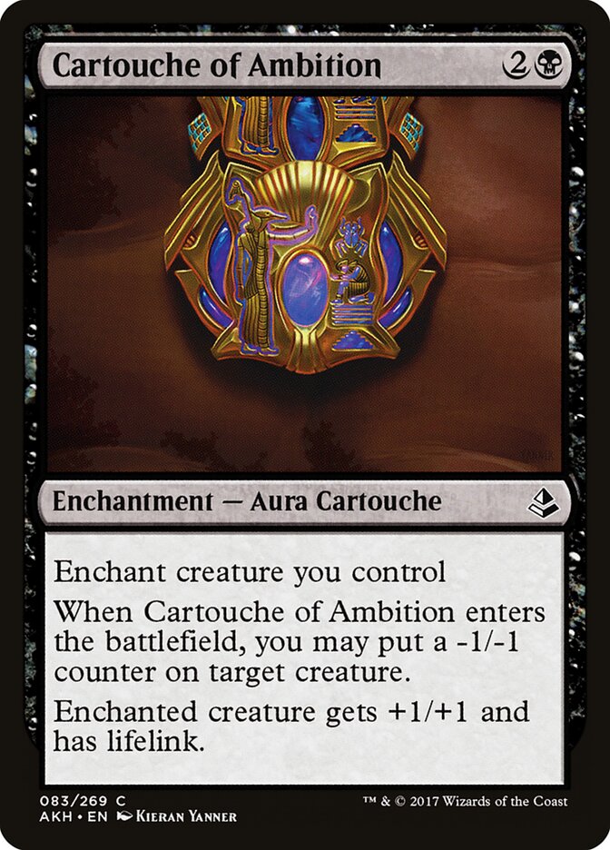 Cartouche of Ambition - carta Magic The Gathering