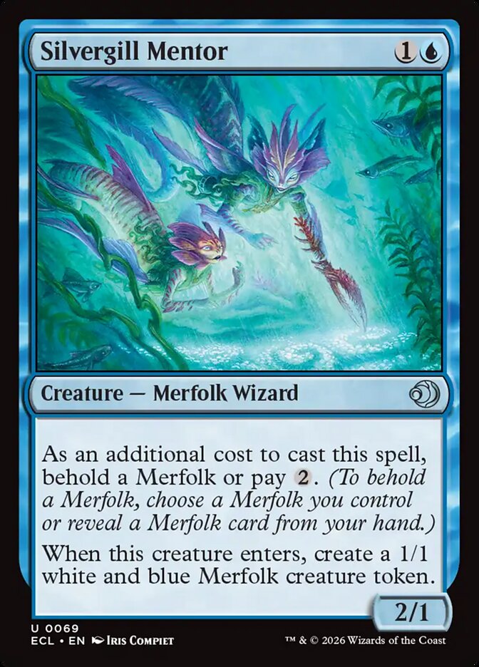 Silvergill Mentor - carta Magic The Gathering