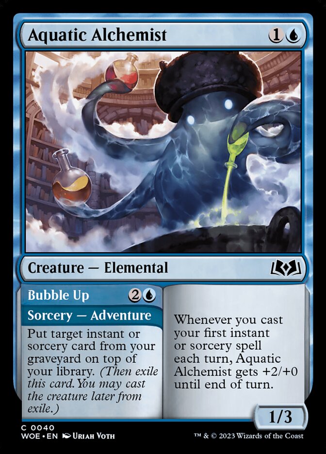 Aquatic Alchemist // Bubble Up - carta Magic The Gathering