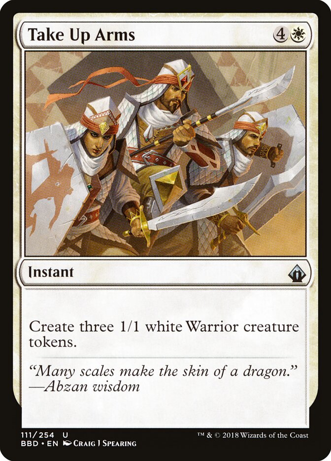 Take Up Arms - carta Magic The Gathering