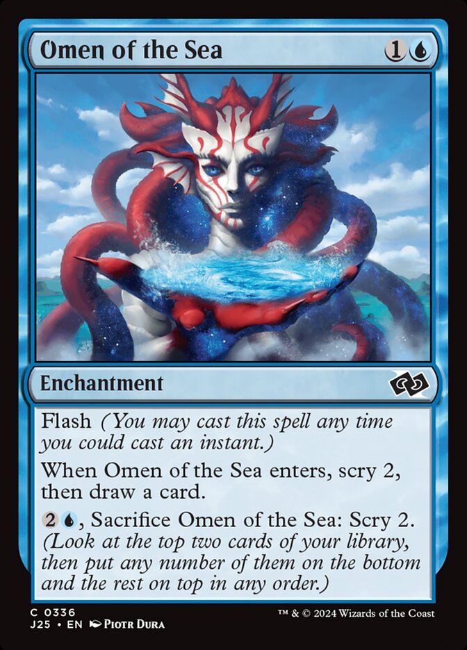 Omen of the Sea - carta Magic The Gathering