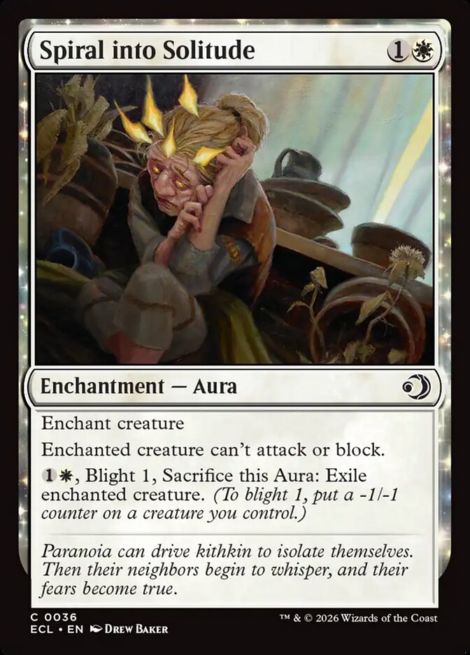 Spiral into Solitude - carta Magic The Gathering