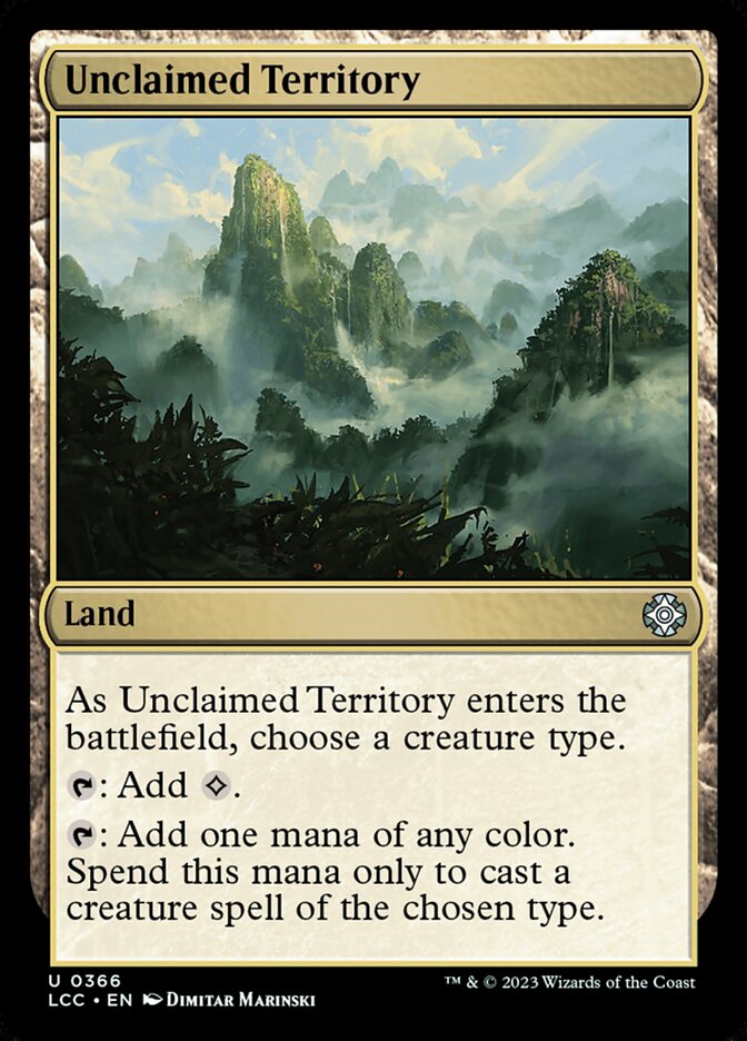 Unclaimed Territory - carta Magic The Gathering