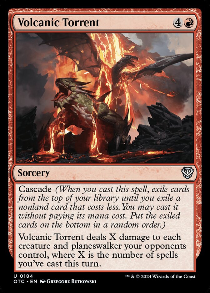 Volcanic Torrent - carta Magic The Gathering