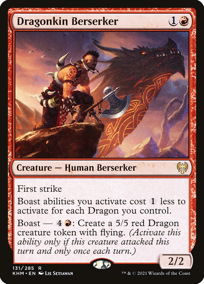 Dragonkin Berserker - carta Magic The Gathering