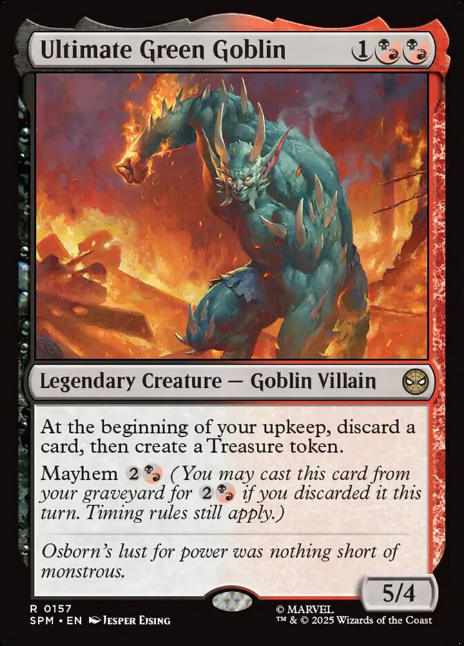 Ultimate Green Goblin - carta Magic The Gathering