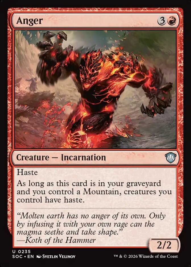 Anger - carta Magic The Gathering