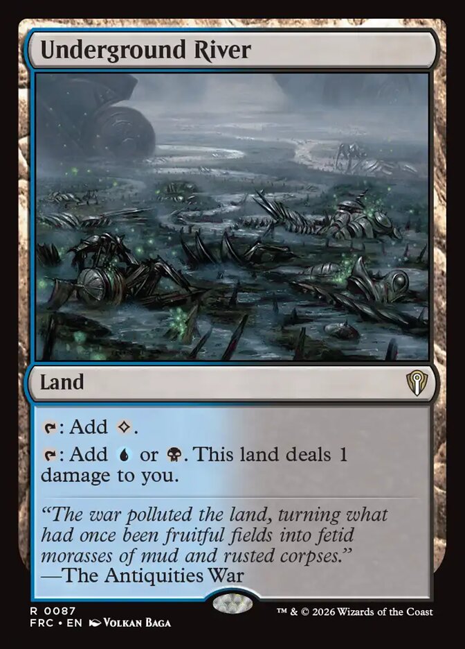 Underground River - carta Magic The Gathering