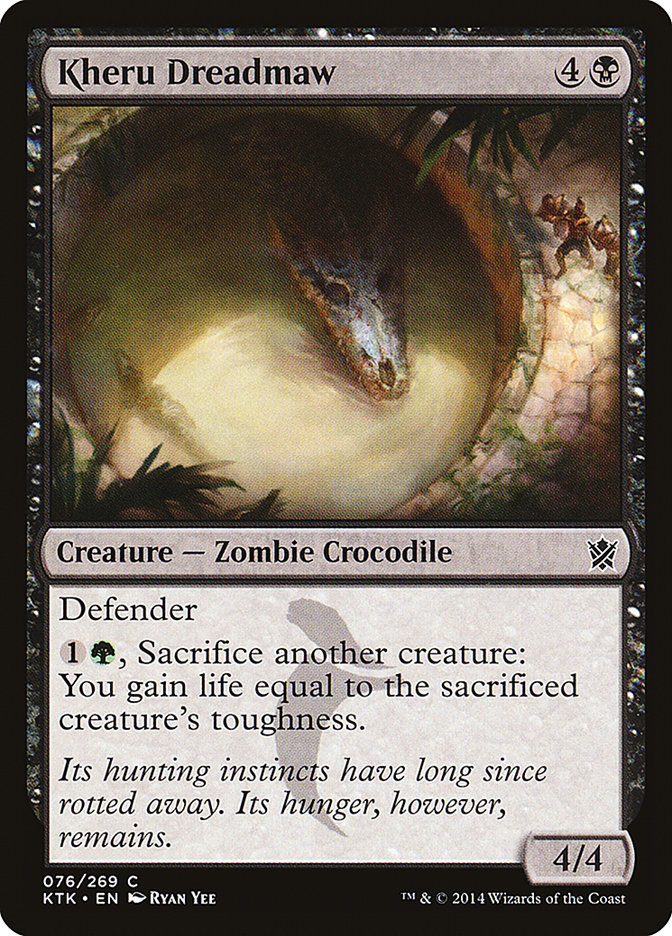 Kheru Dreadmaw - carta Magic The Gathering