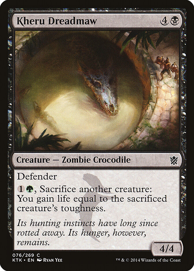 Kheru Dreadmaw - carta Magic The Gathering
