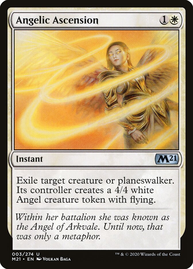 Angelic Ascension - carta Magic The Gathering