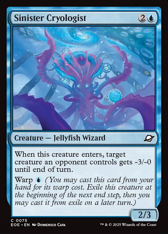 Sinister Cryologist - carta Magic The Gathering