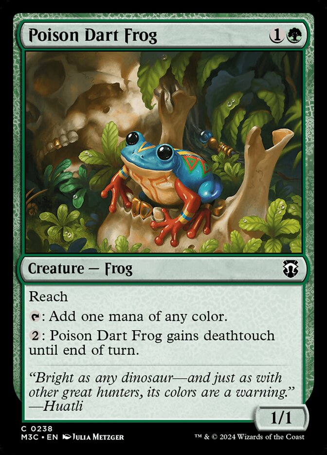 Poison Dart Frog - carta Magic The Gathering
