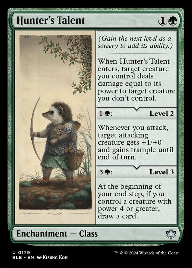 Hunter's Talent - carta Magic The Gathering