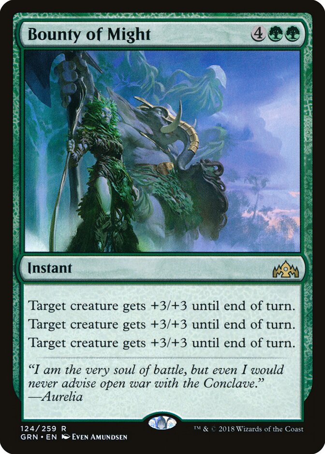 Bounty of Might - carta Magic The Gathering