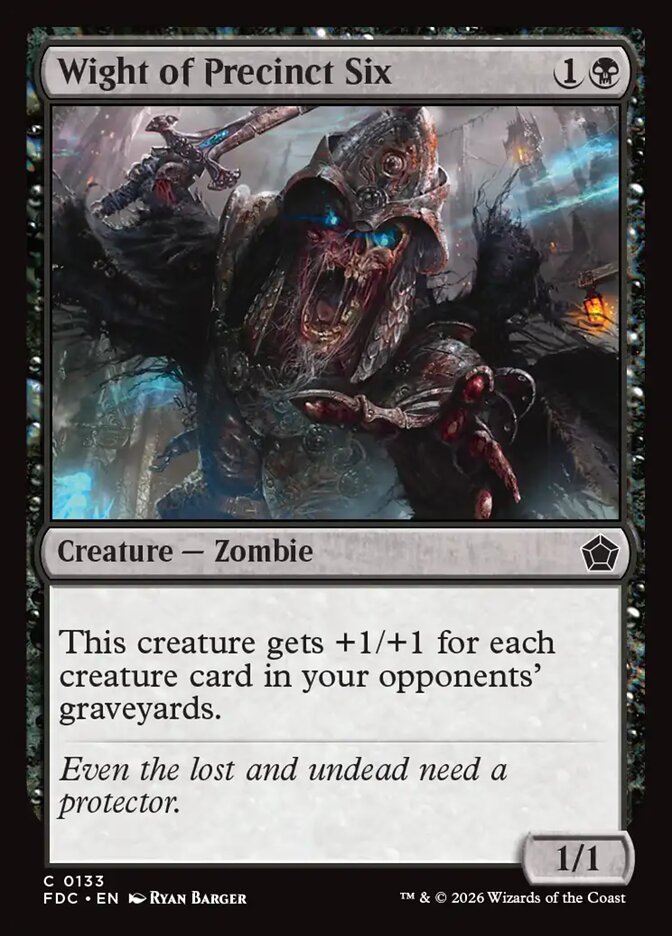 Wight of Precinct Six - carta Magic The Gathering