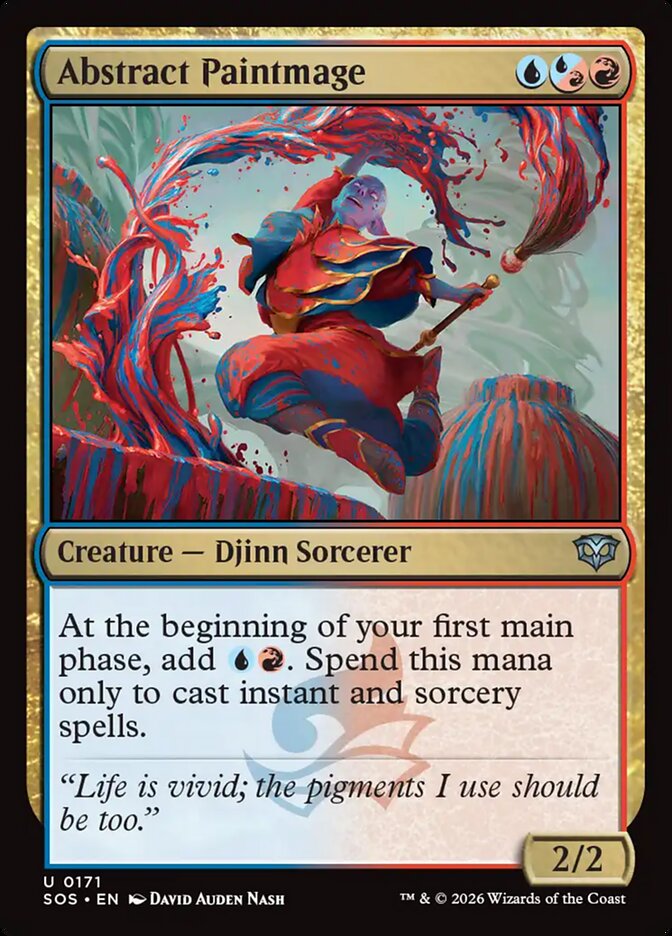 Abstract Paintmage - carta Magic The Gathering
