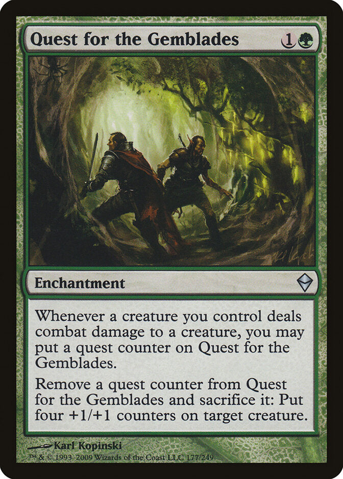 Quest for the Gemblades - carta Magic The Gathering