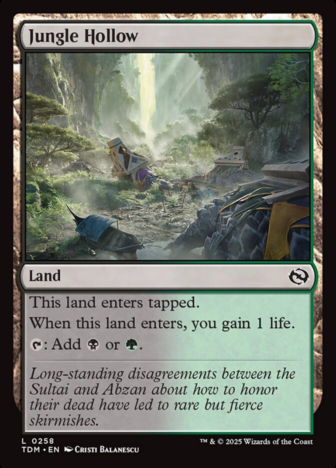 Jungle Hollow - carta Magic The Gathering