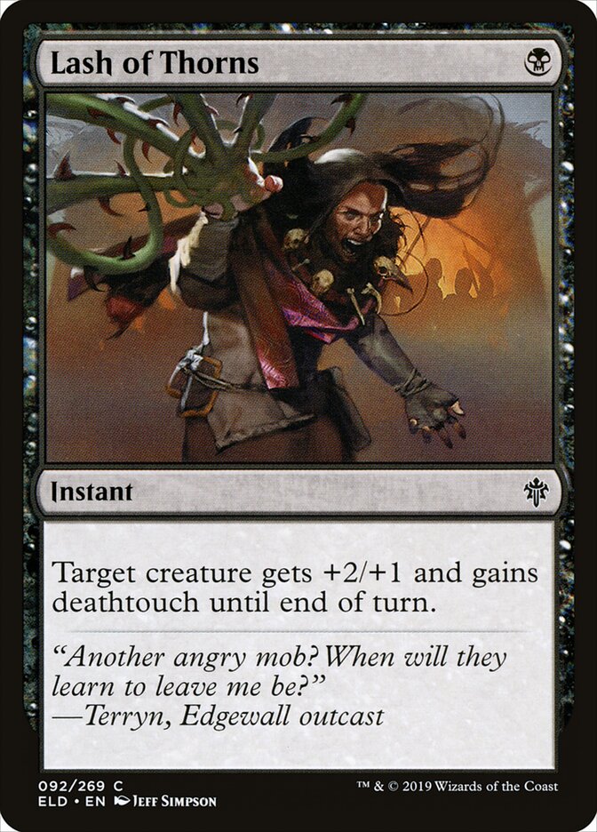 Lash of Thorns - carta Magic The Gathering