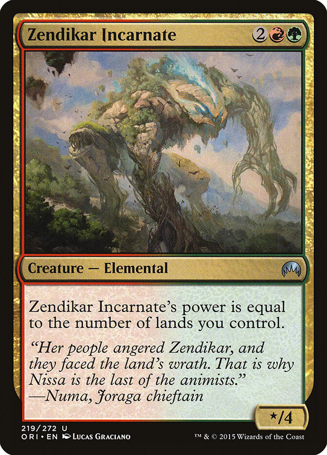 Zendikar Incarnate - carta Magic The Gathering