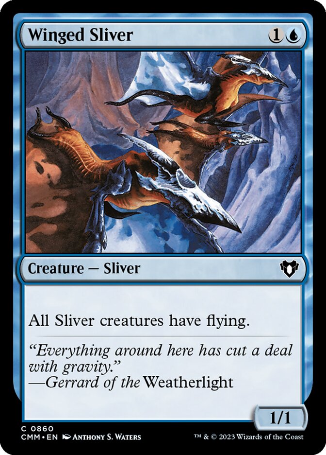 Winged Sliver - carta Magic The Gathering