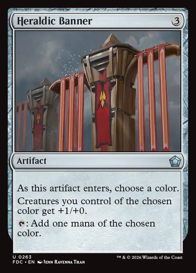 Heraldic Banner - carta Magic The Gathering