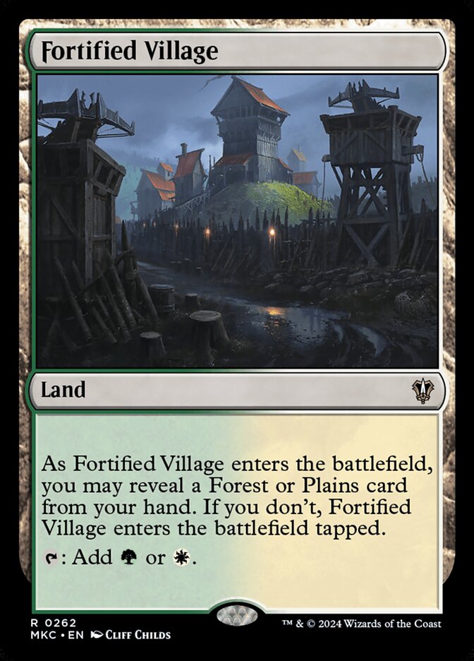 Fortified Village - carta Magic The Gathering
