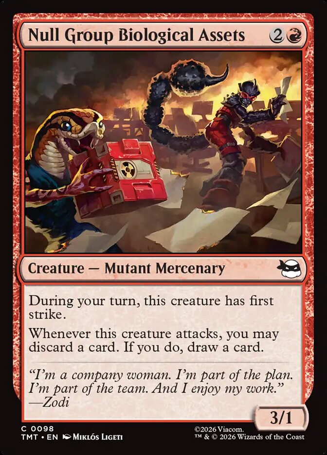 Null Group Biological Assets - carta Magic The Gathering