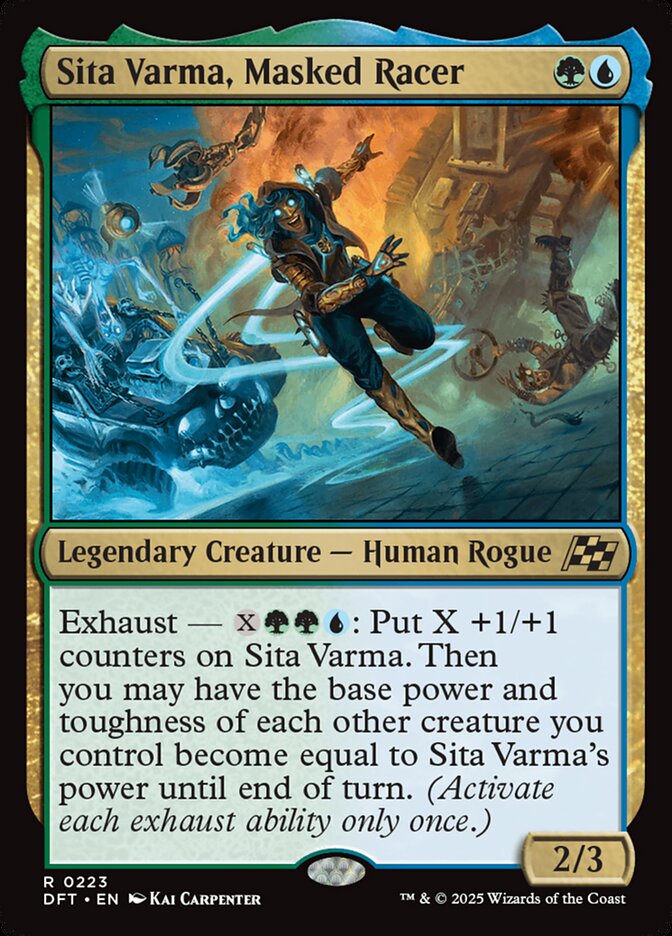 Sita Varma, Masked Racer - carta Magic The Gathering
