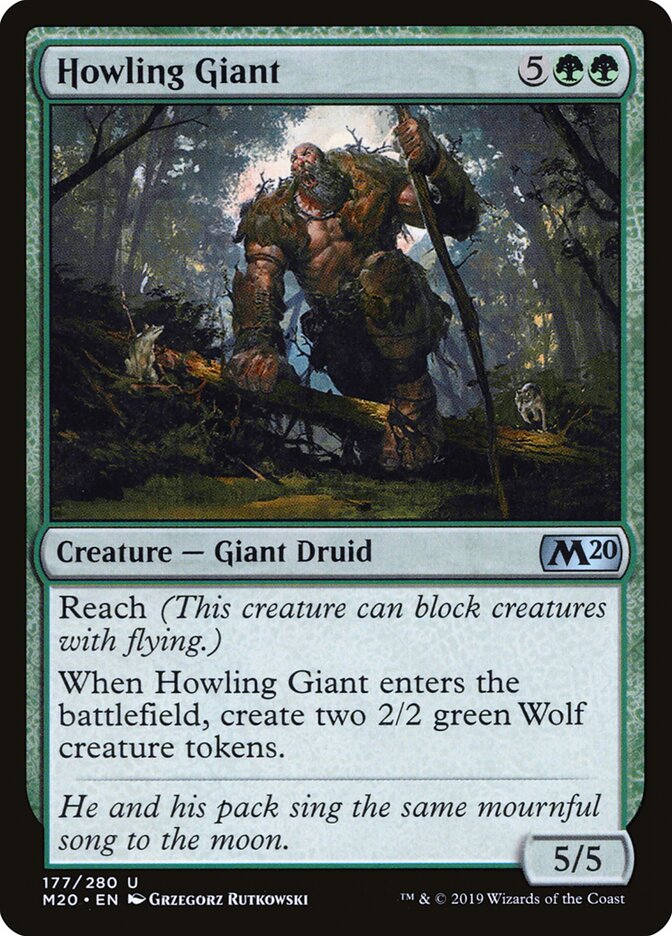 Howling Giant - carta Magic The Gathering