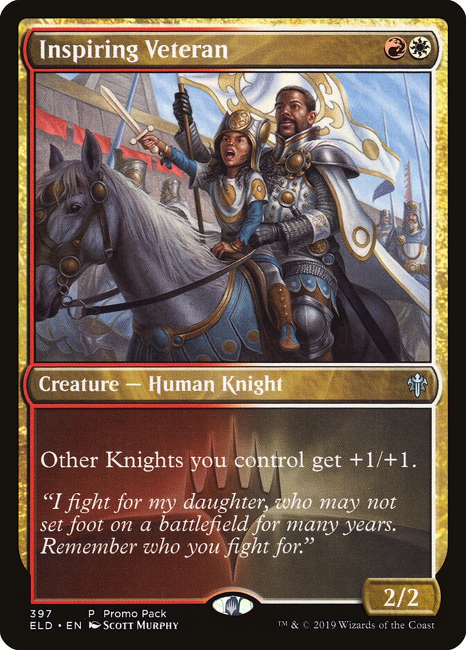 Inspiring Veteran - carta Magic The Gathering