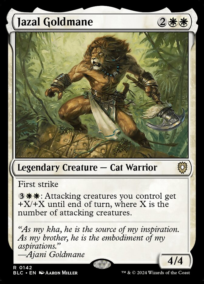 Jazal Goldmane - carta Magic The Gathering