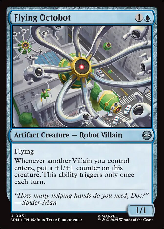 Flying Octobot - carta Magic The Gathering