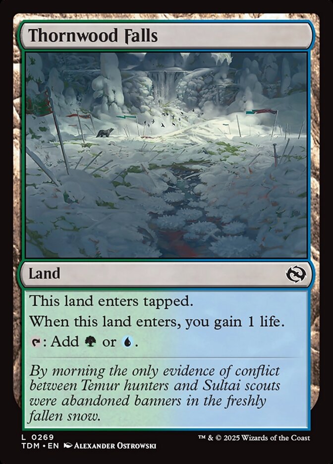 Thornwood Falls - carta Magic The Gathering