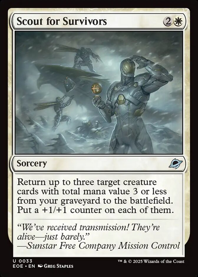 Scout for Survivors - carta Magic The Gathering