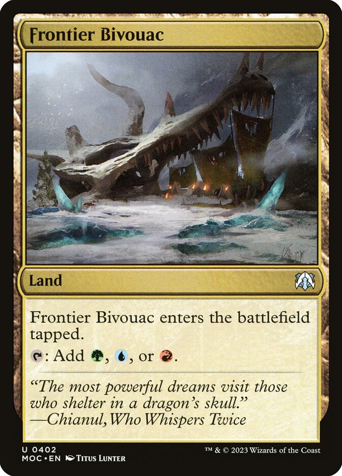 Frontier Bivouac - carta Magic The Gathering