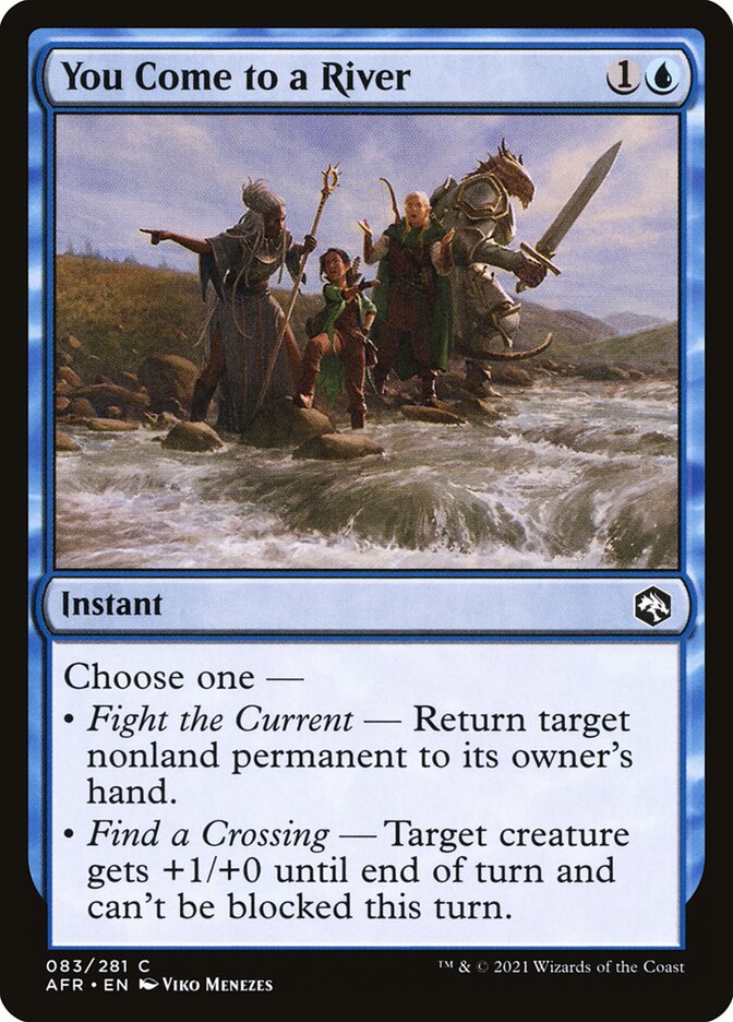 You Come to a River - carta Magic The Gathering