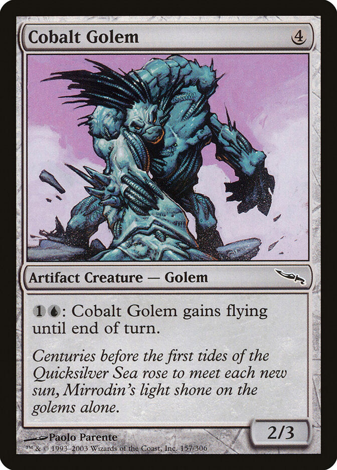Cobalt Golem - carta Magic The Gathering