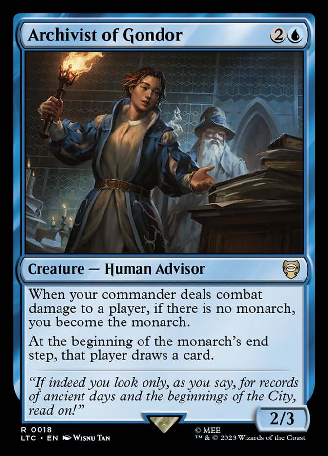 Archivist of Gondor - carta Magic The Gathering