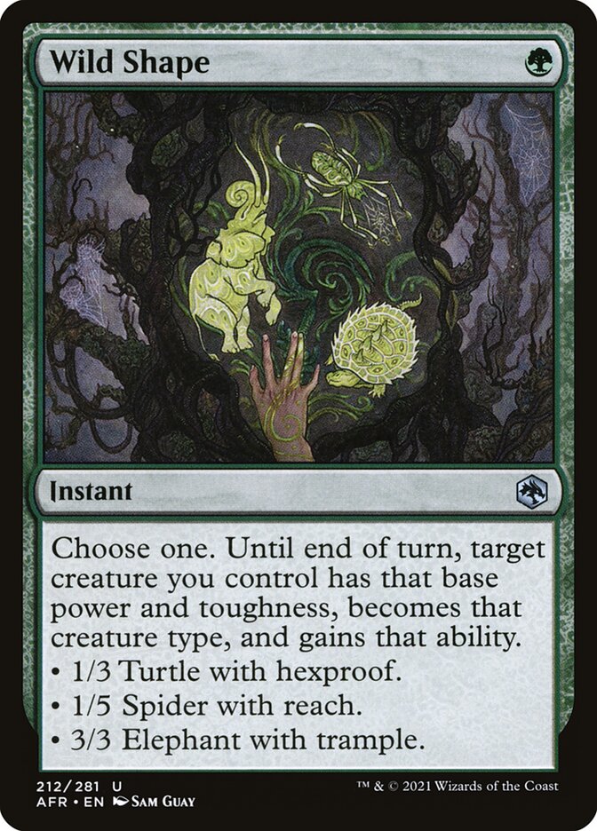 Wild Shape - carta Magic The Gathering