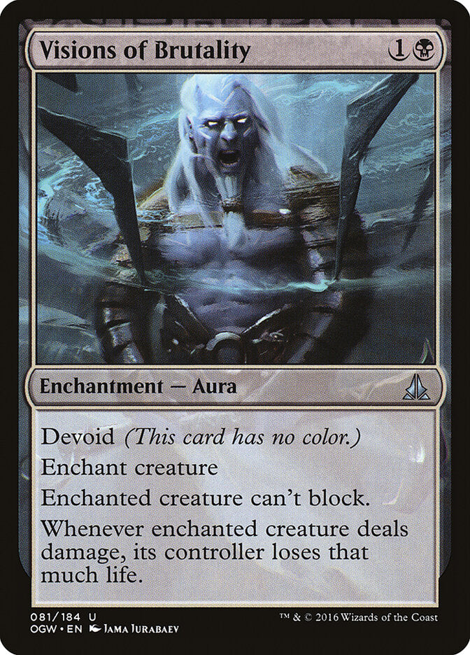 Visions of Brutality - carta Magic The Gathering