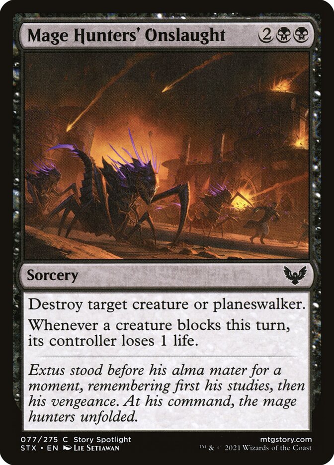 Mage Hunters' Onslaught - carta Magic The Gathering